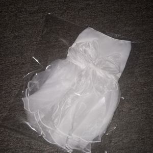 New dog wedding dress with tulle